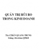 Ebook Quản trị rủi ro trong kinh doanh - Th.S. Trần Quang Trung