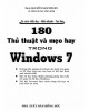 Ebook 180 thủ thuật và mẹo hay trong windows 7: Phần 2