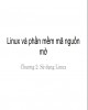 Bài giảng Linux và phần mềm mã nguồn mở: Chương 2 - TS. Hà Quốc Trung
