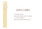 Bài giảng Khí cụ điện: Chương 4 - TS. Nguyễn Văn Ánh