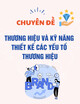Chuyên đề: Thương hiệu và kỹ năng thiết kế các yếu tố thương hiệu - PGS. TS. Nguyễn Thị Hoài Dung
