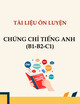 Tài liệu Ôn luyện chứng chỉ tiếng Anh (B1-B2-C1)