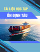 Tài liệu học tập Ổn định tàu (Dành cho sinh viên ngành Điều khiển tàu biển)