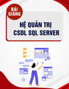 Bài giảng Hệ quản trị CSDL SQL Server - ThS. Vũ Thị Thanh Hương