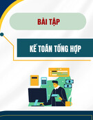 Tài liệu bài tập môn Kế toán tổng hợp