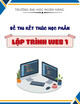 Đề thi kết thúc học phần Lập trình web 1