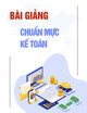 Bài giảng Chuẩn mực kế toán - Chương 5: Các chuẩn mực kế toán liên quan đến bảng cân đối kế toán